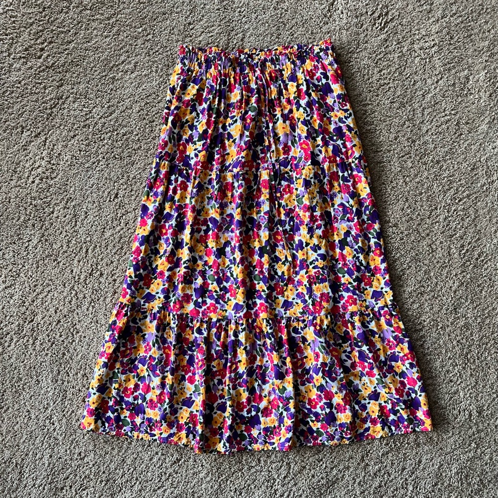 Floral Multicolor Women's Skirt